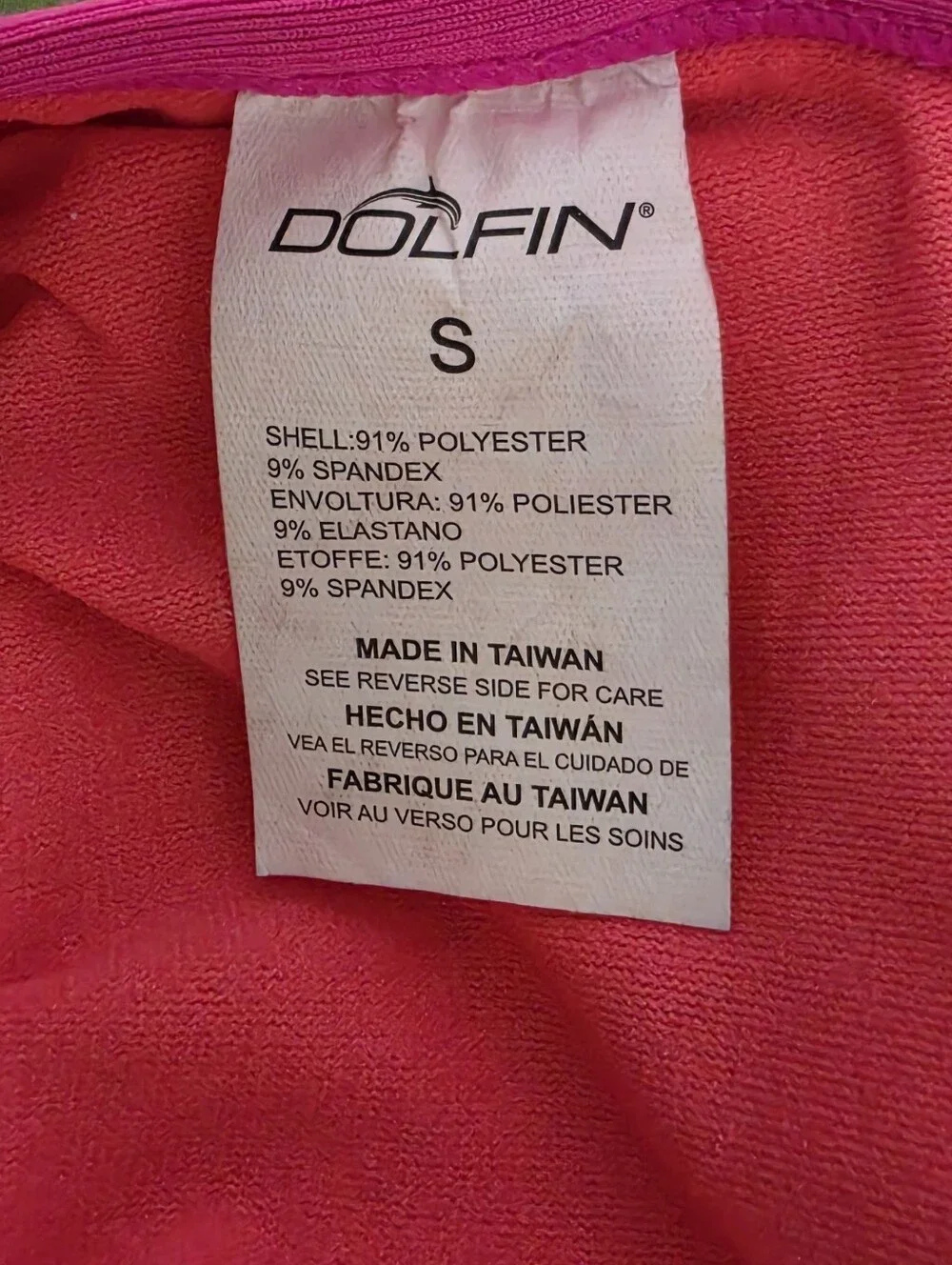 Route 101 Sport Bikini Top Neon Pink Triangle Pink Size M - Picture 12 of 16
